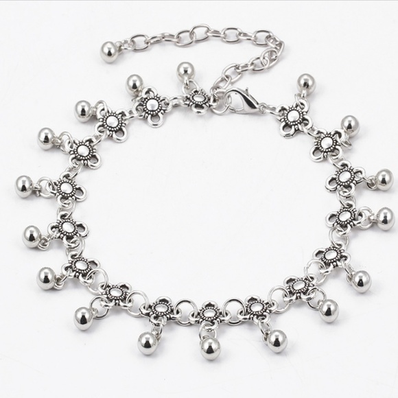 NEW boho flower bead anklet - Picture 3 of 3